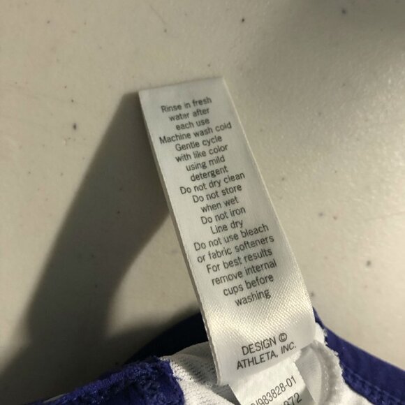 Athleta Belize Bikini Top Multicolored Swim XS - Picture 7 of 8